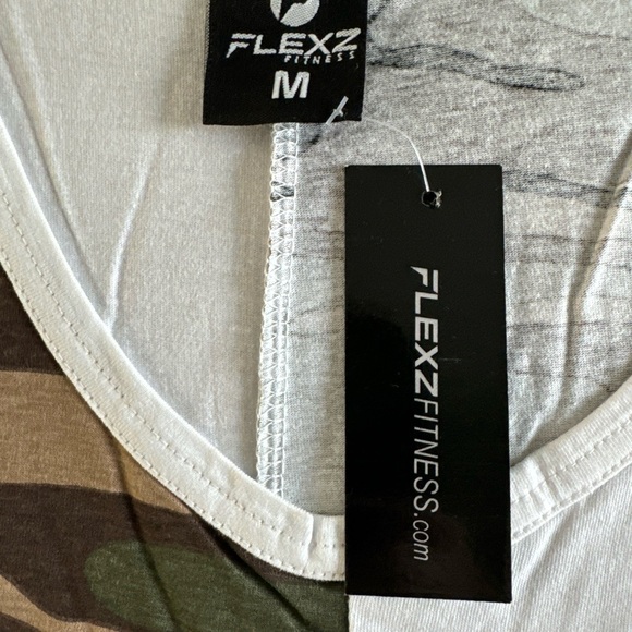 Men's Flex’s Fitness Muscle Tank Top Gym Active Wear  Unisex Bodybuilding NWT M - Picture 3 of 10